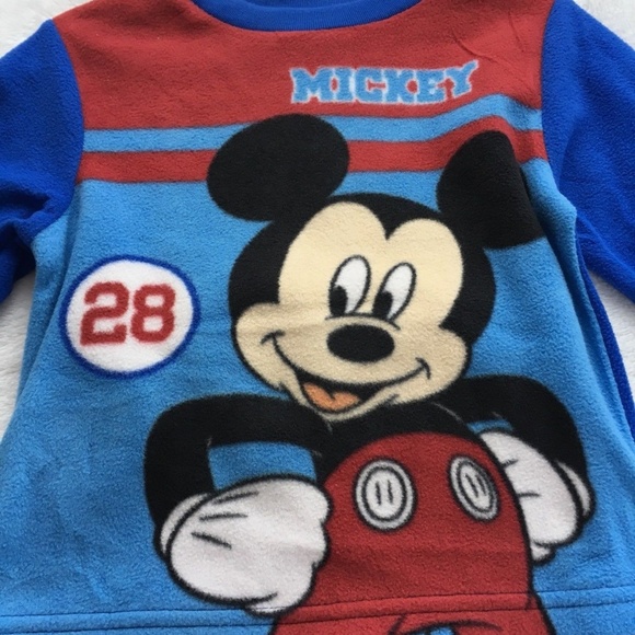 Disney Mickey Mouse Boys Size 2T Blue Pajama Set - Picture 2 of 8